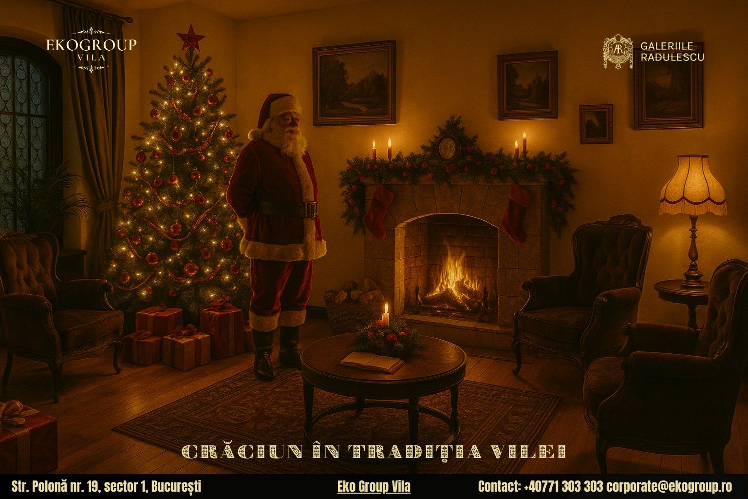 Legenda lui Moș Crăciun și magia Crăciunului anilor ’30 la Eko Group Vila 3 Legenda lui Moș Crăciun și magia Crăciunului anilor ’30 la Eko Group Vila