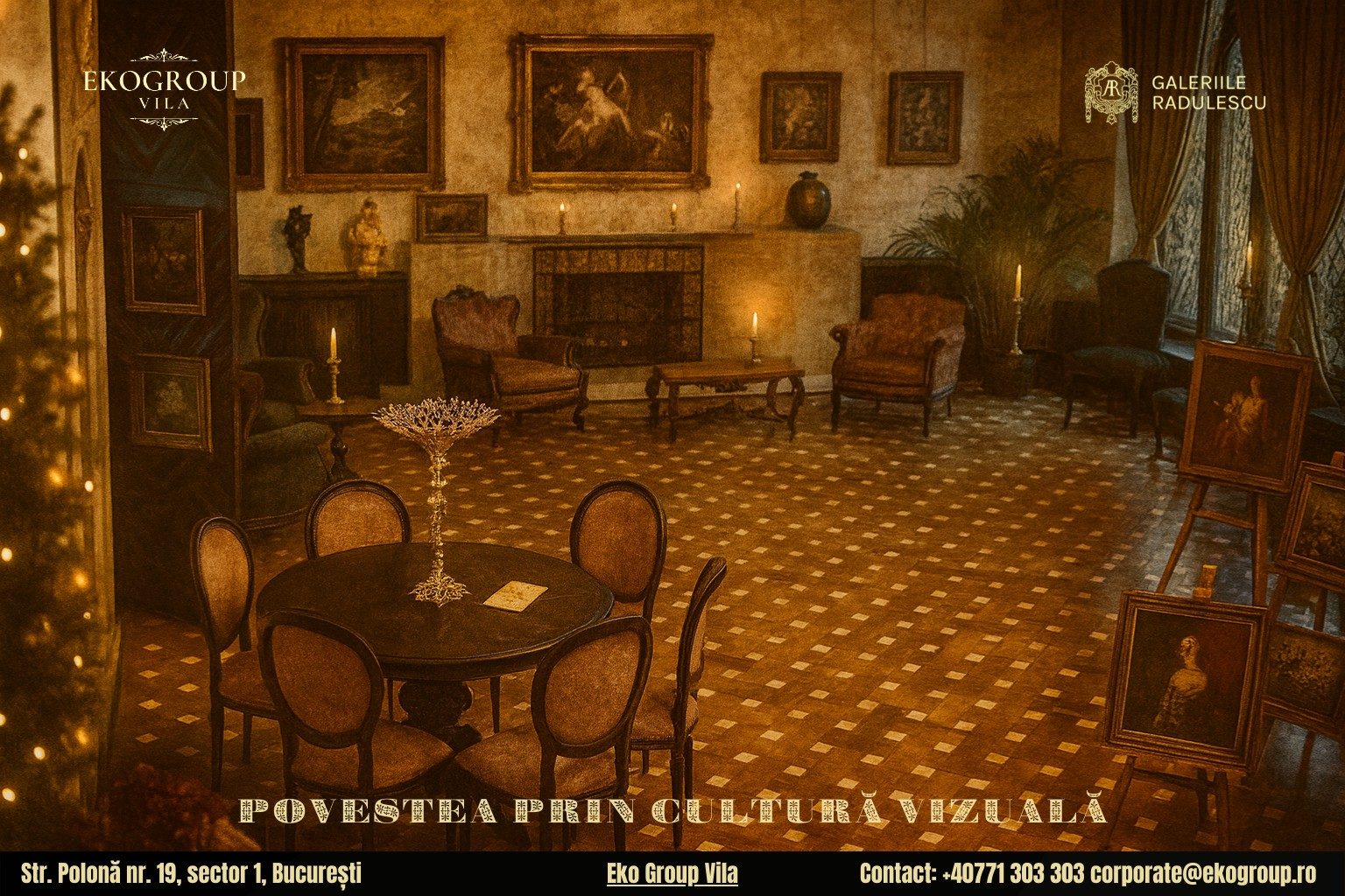 Povestea Crăciunului reînviată: magia anilor ’30 la Eko Group Vila 4 Povestea Crăciunului reînviată: magia anilor ’30 la Eko Group Vila